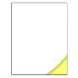 30 Sheets, Printable White Sticker Paper, Laser/Inkjet Printing - Matte, Letter Size (8.5" x 11")