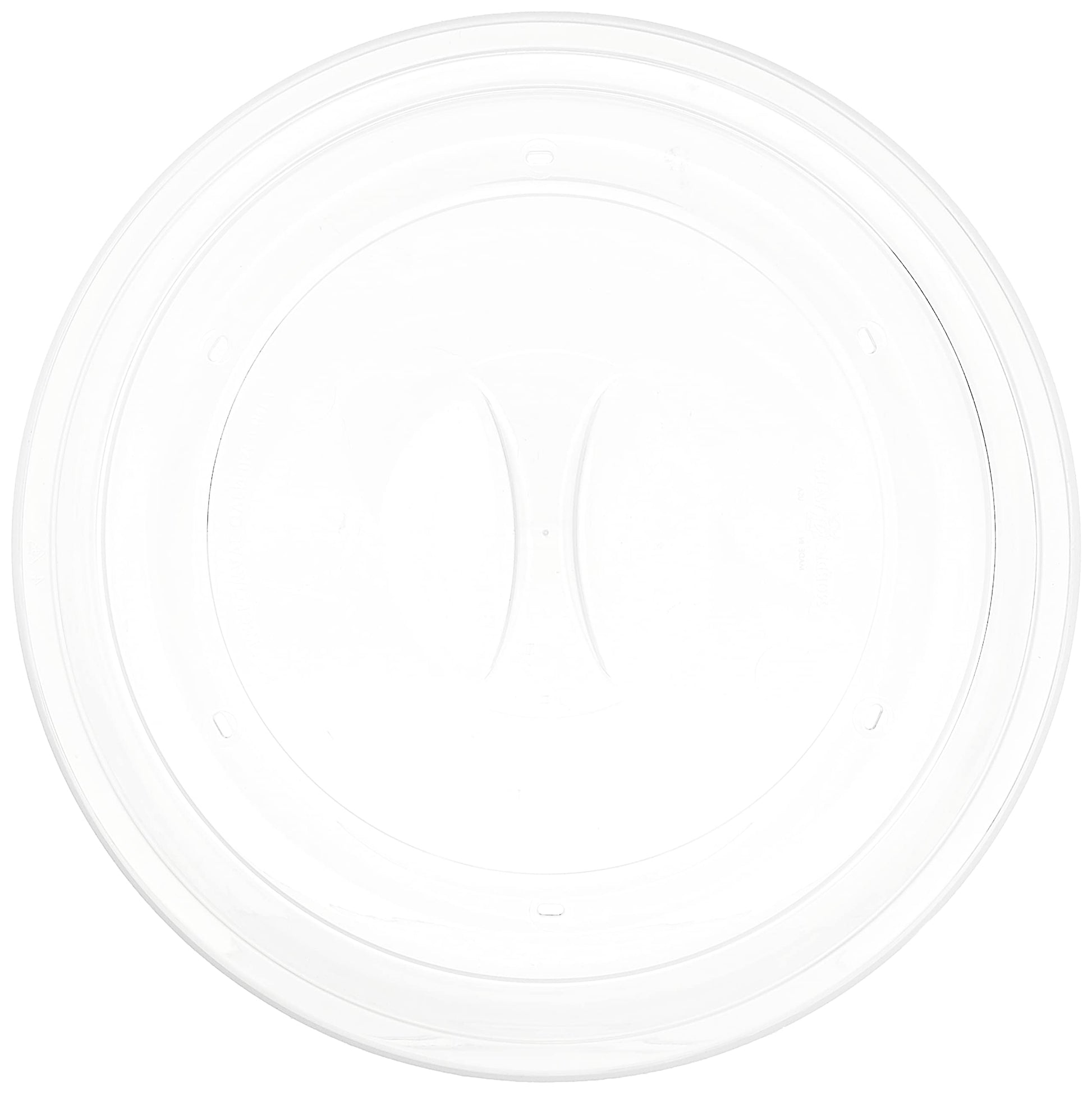 Nordic Ware BPA-free and Melamine Free Plastic Splatter Microwave Cover, 10-Inch (Set of 2), Clear