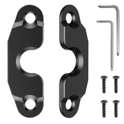 Upgraded Aluminum Alloy Sun Visor Repair Kit for Jeep, Veharvim Heavy Duty Sun Visor Clip Compatible with Jeep Wrangler JK 2018/ JL/Wrangler 2018-2023/ Gladiator 2020-2023