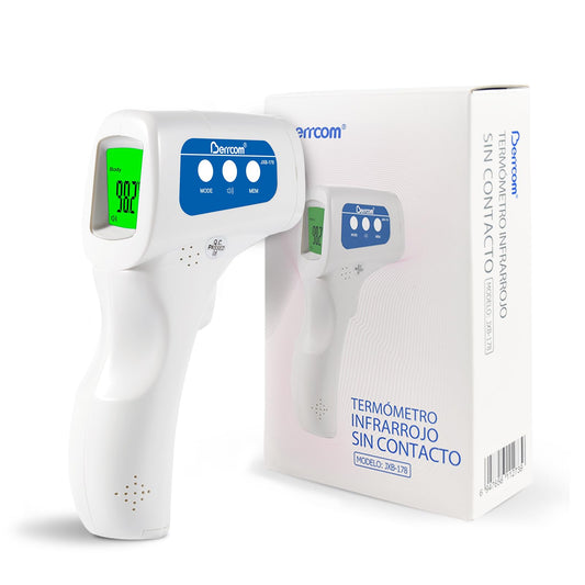 Berrcom Non Contact Infrared Forehead Thermometer JXB-178 Baby Fever Check Thermometer 3 in 1 Contactless for Kids Infant Adult (Batteries Not Included)