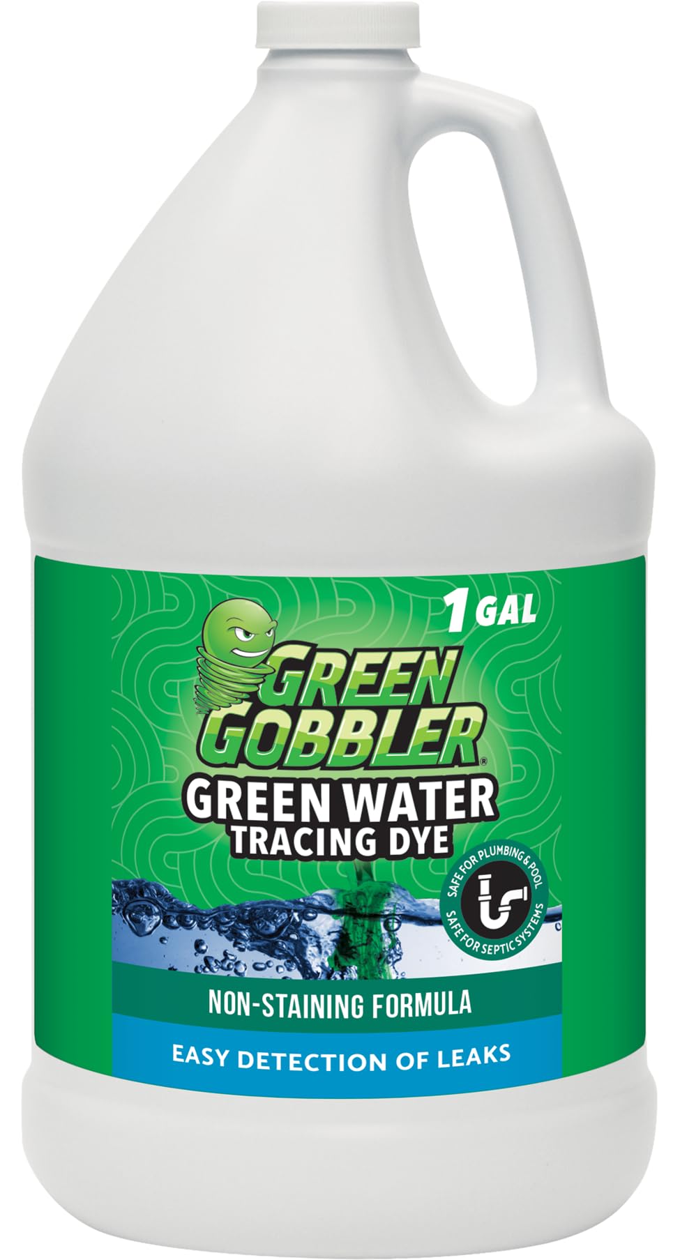 Green Water Tracing & Leak Detection Flourescent Dye - 1 Gallon