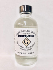 Diamond G Forest Products, LLC 4 Oz 100% Pure Gum Spirits of Turpentine