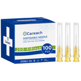 Careach 100pcs 27Gauge 1 inch Needle for Industrial Lab Accessories, Measuring and Refilling Inks