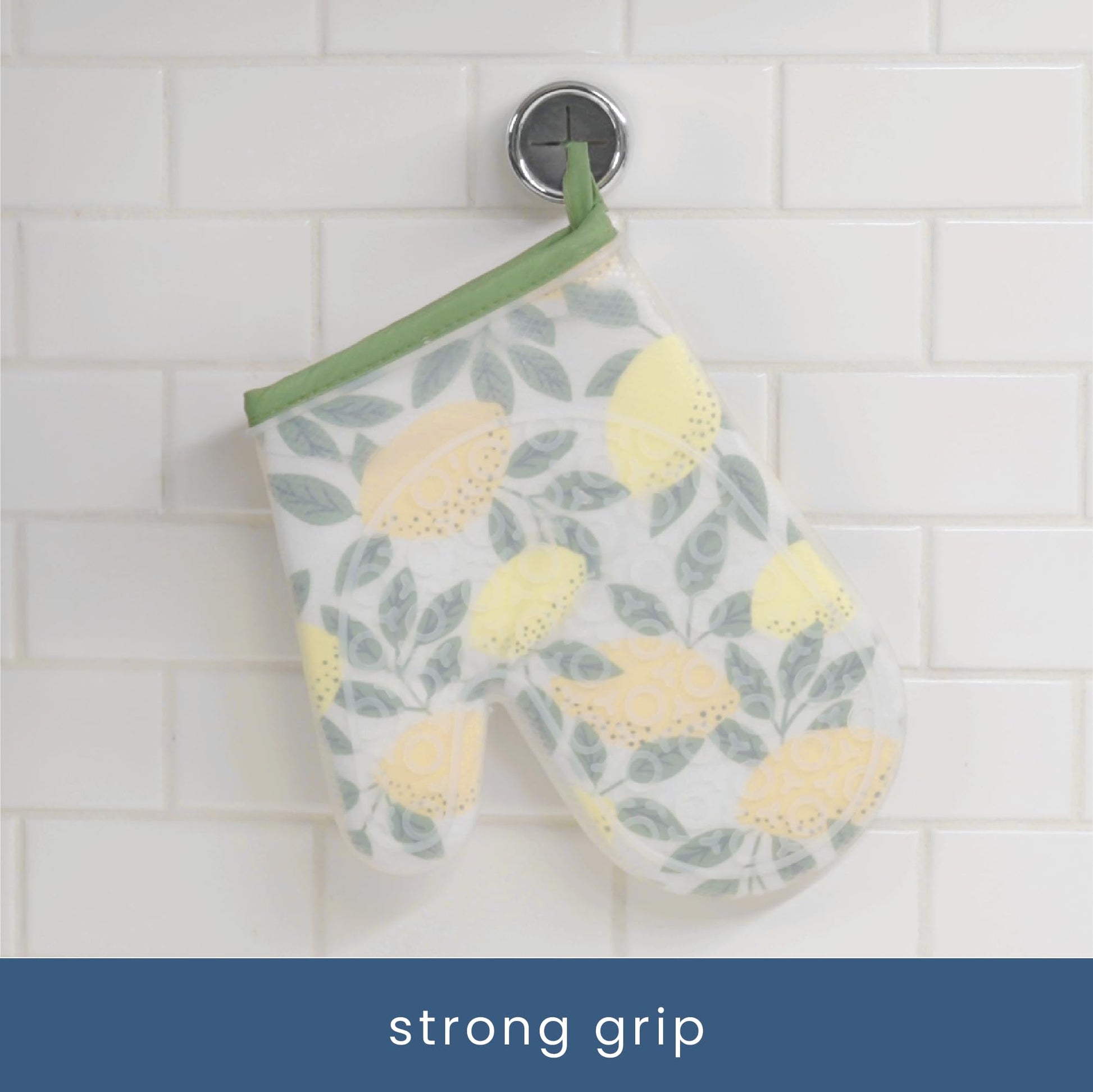 S&T INC. Round Adhesive Push Towel Hooks for Kitchen, Hand and Dish Towels, Grey, 4 Pack