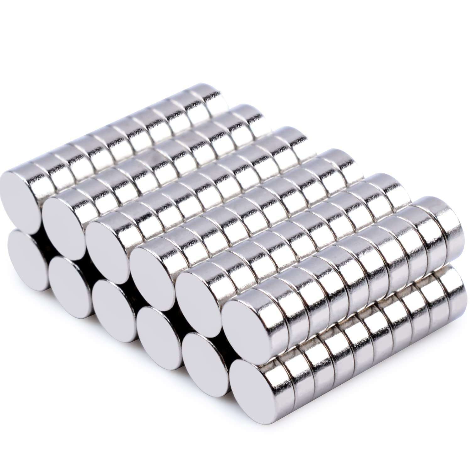 120 Pcs Neodymium Magnet, 4 mmx1.5 mm Small Magnets Strong Rare Earth Magnets Refrigerator Magnets for Crafts Dry Erase Board, Office Fridge Mini Round Disc Magnet for Building Scientific Models