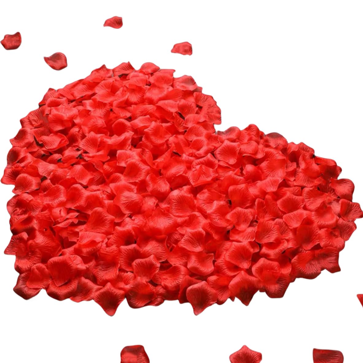 1000 PCS Artificial Fake Rose Petals for Wedding, Flower petals, Romantic Night for Her/Him Set, Engagement, Flower Decorations, Event, Party, in BulkÃ¯Â¼ÂRed Rose PetalsÃ¯Â¼Â