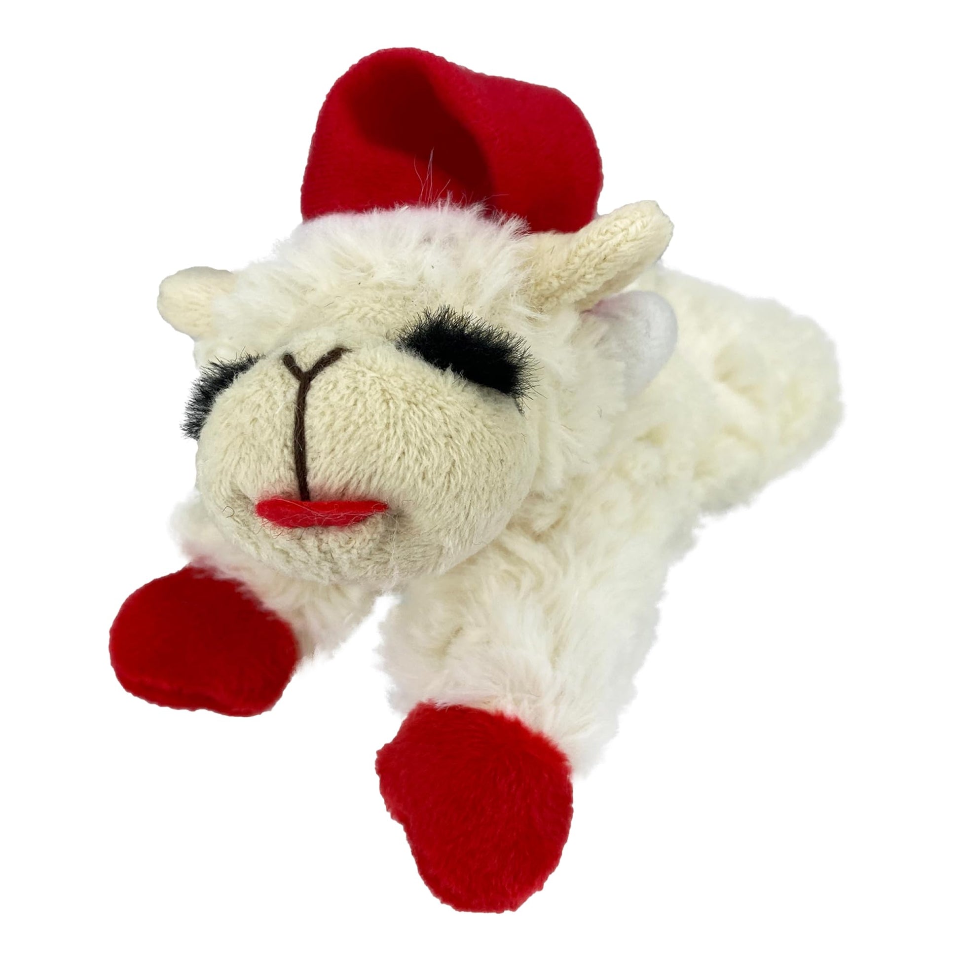 Multipet Holiday Lambchop Dog Toy 6", for small breeds