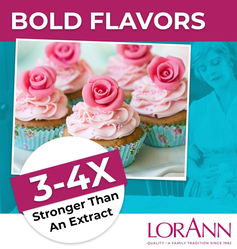 LorAnn Oils Super Strength Flavoring - Used For Candy Making, Flavoring Extracts, Baking, Hard Candy, and Flavor Oils - Bold, Natural Flavors 4X Stronger Than Extracts - Cotton Candy, 1 fl oz