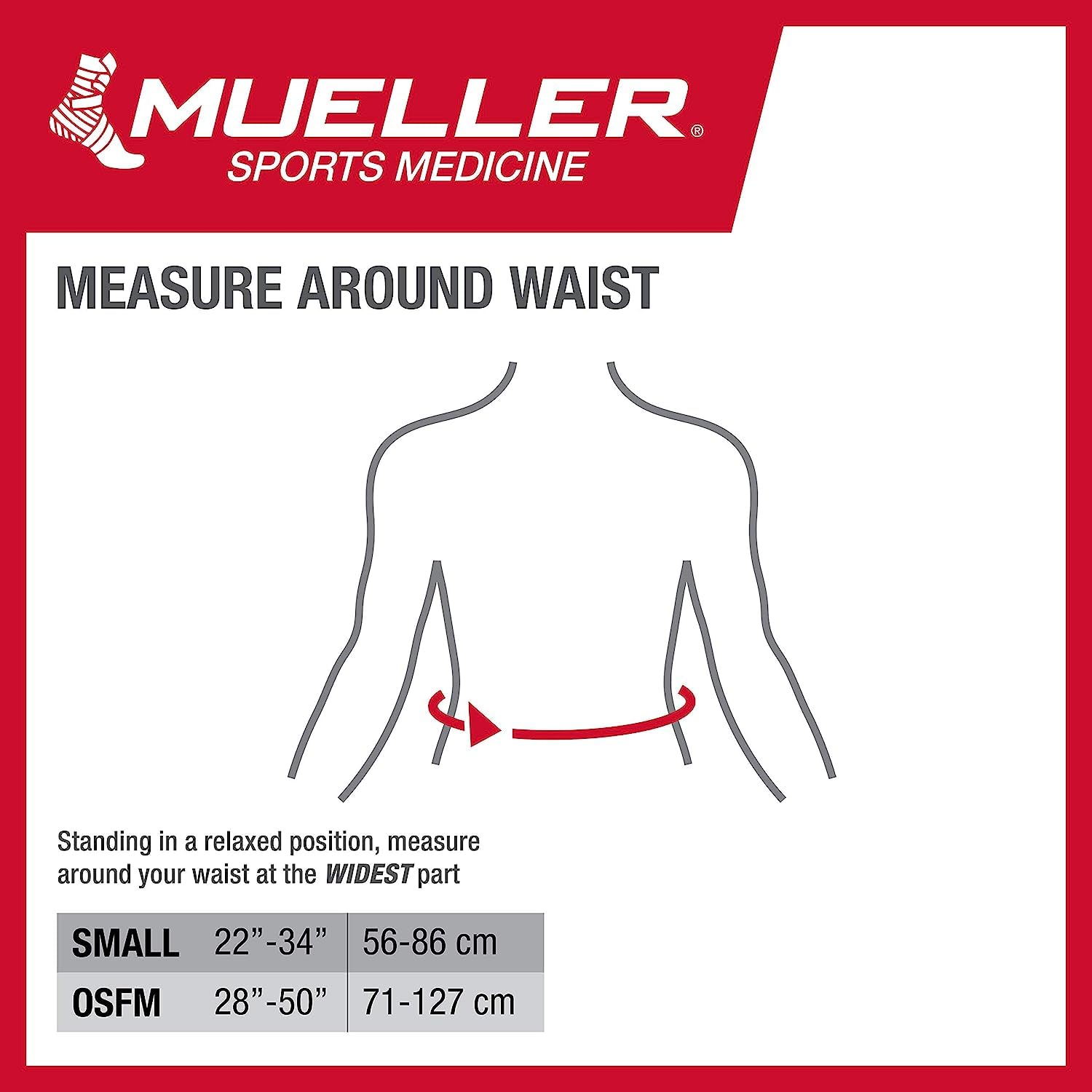 MUELLER Sports Medicine Adjustable Back Brace, Ideal for Upper and Lower Back Pain, Relief & Support for Men and Women, Strains, Sciatica, Scoliosis, Black, One Size