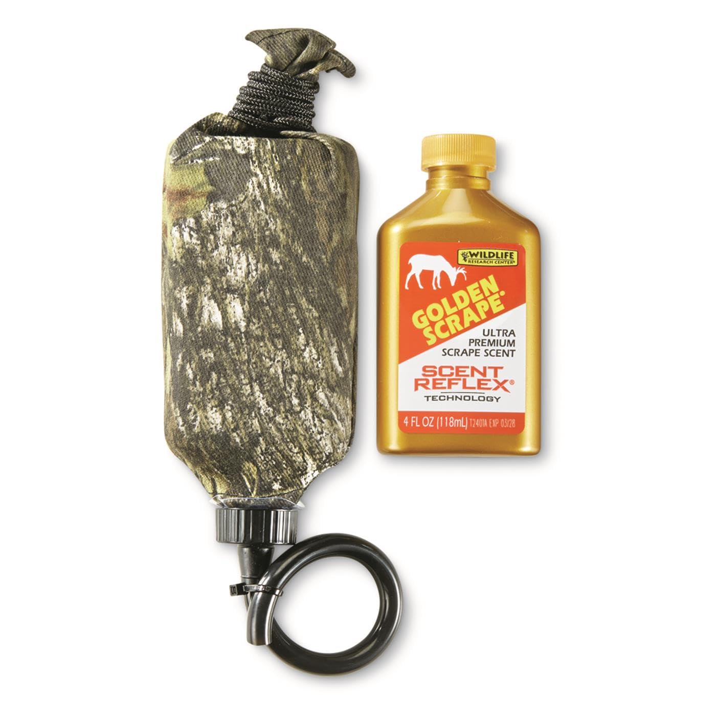 Wildlife Research 385 Magnum Dripper Active-Scrape Combo, 4 Fluid Ounces,Camouflage,Medium