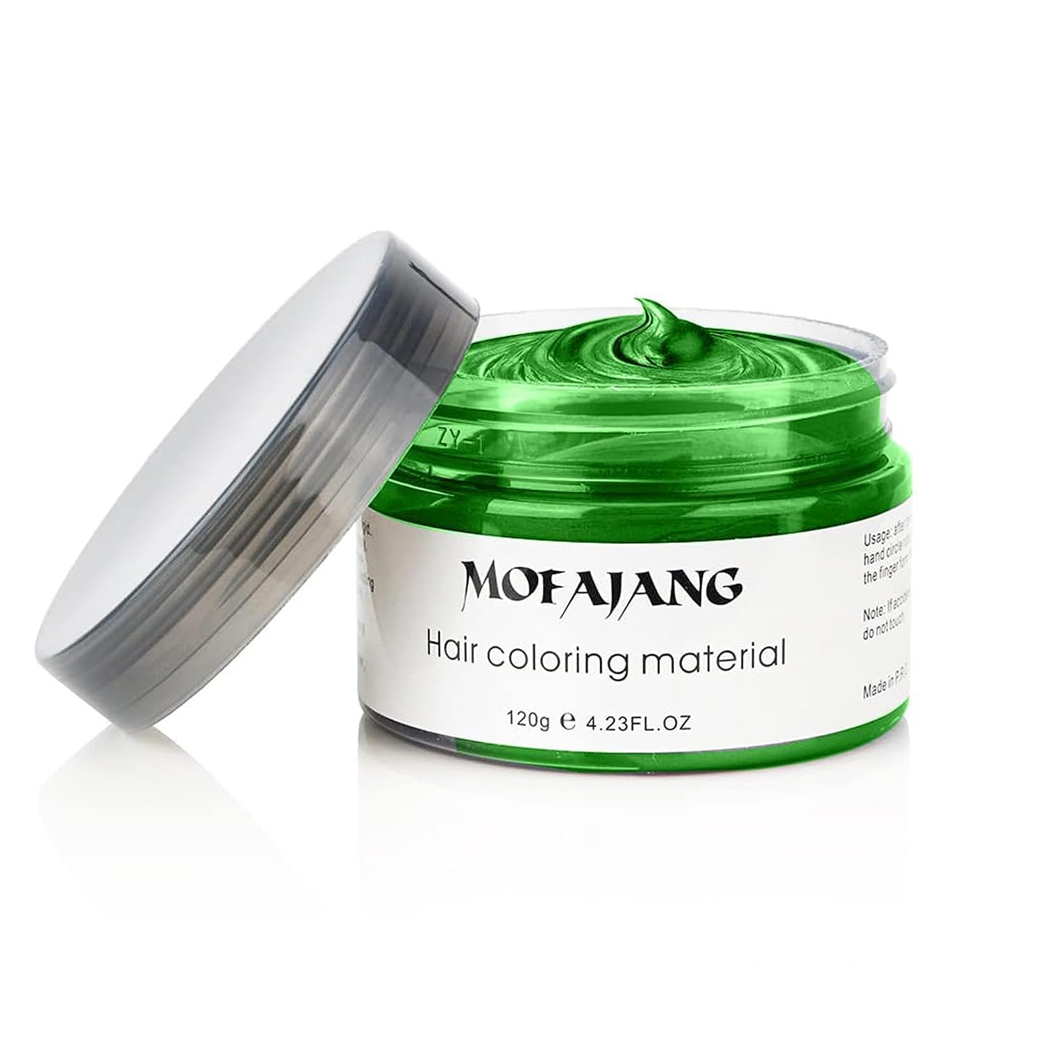 EFLY Hair Wax, Temporary Green Hair Color Wax for Hairstyling - 4.23 oz Hair Pomades for Men and Women