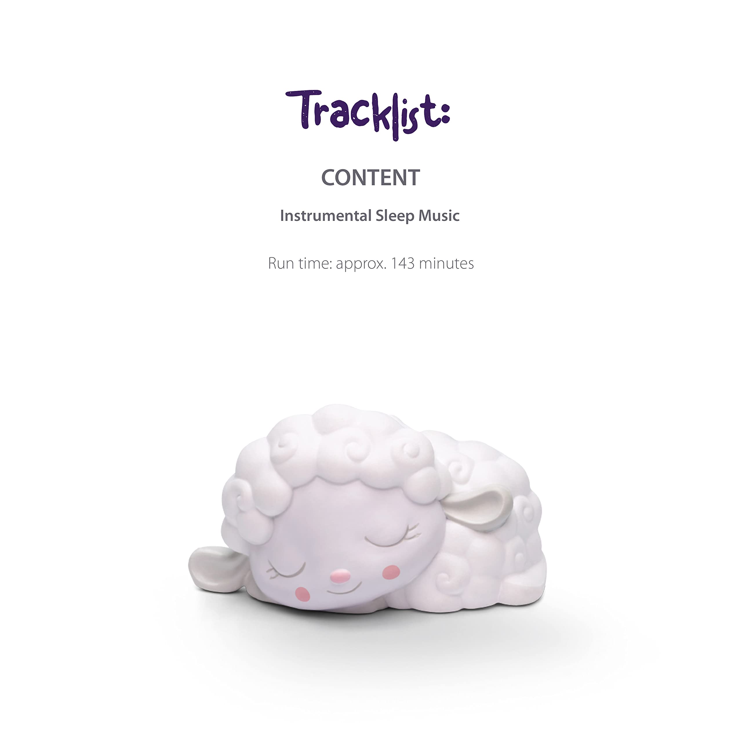 Tonies Sleepy Friends: Lullaby Melodies with Sleepy Sheep Audio Play Character