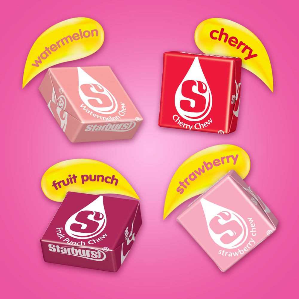 STARBURST FaveREDS Fruit Chews Candy, Chewy Candy, 15.6 oz Sharing Size Bag