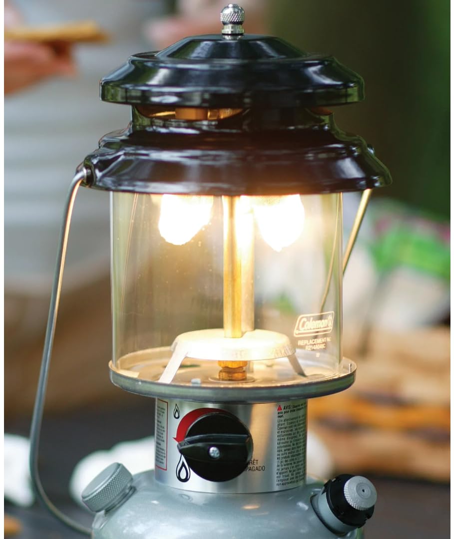 Coleman 4-Pack String Tie Lantern Mantles, Four Coleman Lantern Mantles for Fueled Lighting