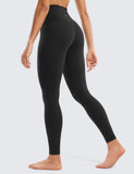 CRZ YOGA Butterluxe High Waisted Lounge Legging 28'' - Workout Leggings for Women Buttery Soft Yoga Pants Black Small