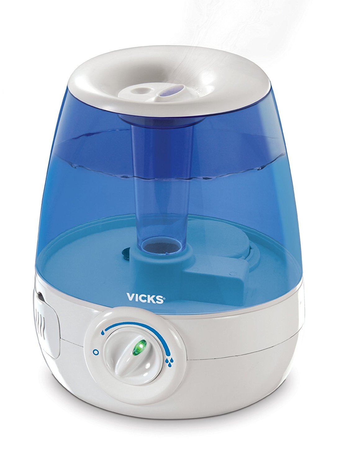 Vicks Filter-Free Ultrasonic Humidifier. #1 Brand Recommended by Pediatricians*. 1.2 Gal Ultrasonic cool mist humidifier for medium to large Bedrooms, Kids Rooms, and More. Use with Vicks VapoPads.