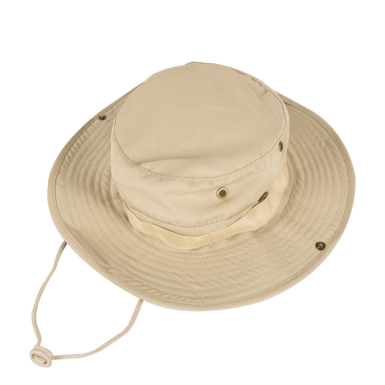Sonnenhüte für Herren Damen Fischerhut UPF 50+ Buschhut Faltbarer UV-Schutz Wanderhut Strandhut Angelhut Sommer Safari(1 Stück-Beige)