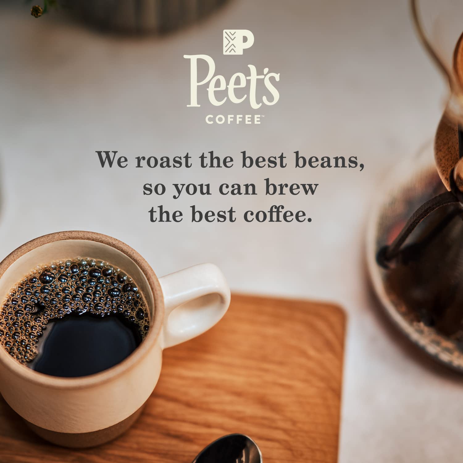 Peet's Coffee, Dark Roast Single Serve Coffee Pods - Major Dickason's Blend 75 Count (1 Box of 75 Pods)