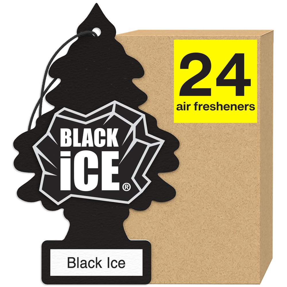 LITTLE TREES Air Fresheners Car Air Freshener. Hanging Tree Provides Long Lasting Scent for Auto or Home. Bayside Breeze, 24 Air Fresheners
