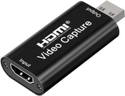 Audio Express AXHDCAP 4K HDMI Video Capture Card, Cam Link Card Game Audio Adapter HDMI to USB 2.0 Record Capture Device for Streaming, Live Broadcasting, Video Conference, Teaching, Gaming