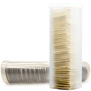 Set of 2 - Saltine Cracker Sleeve Storage Container/Cookie Stay Fresh Keeper, Round and Square