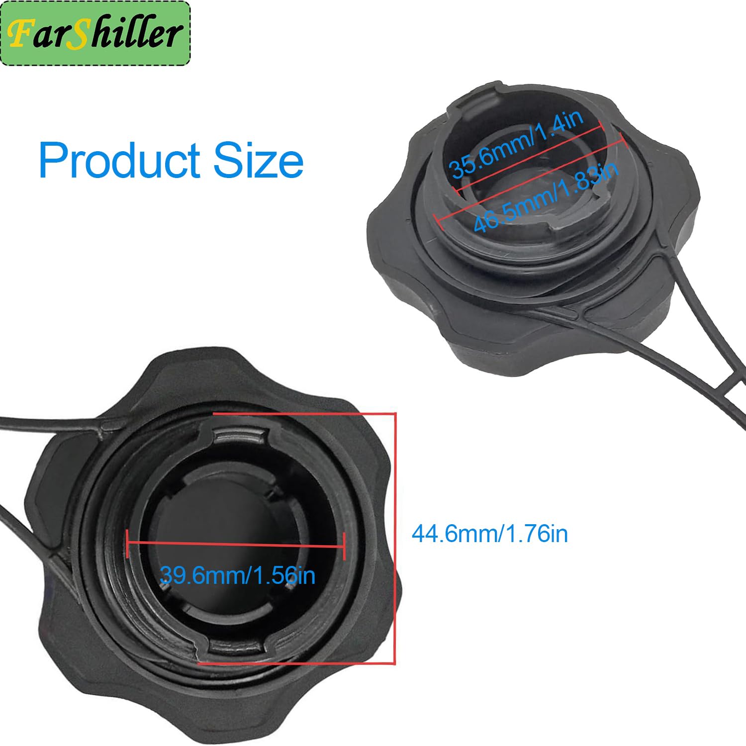 594061 Fuel Tank Cap for B&S Toro Craftsman Lawn Mower Gas Tank Caps Replacement