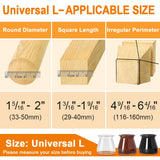 24 Pcs Chair Leg Floor Protectors for Hardwood Floors Silicone Covers to Protect Wood Tile Floors Felt Pads Furniture Leg Caps Non Slip Reduce Noise (Fit:1.3"-2")