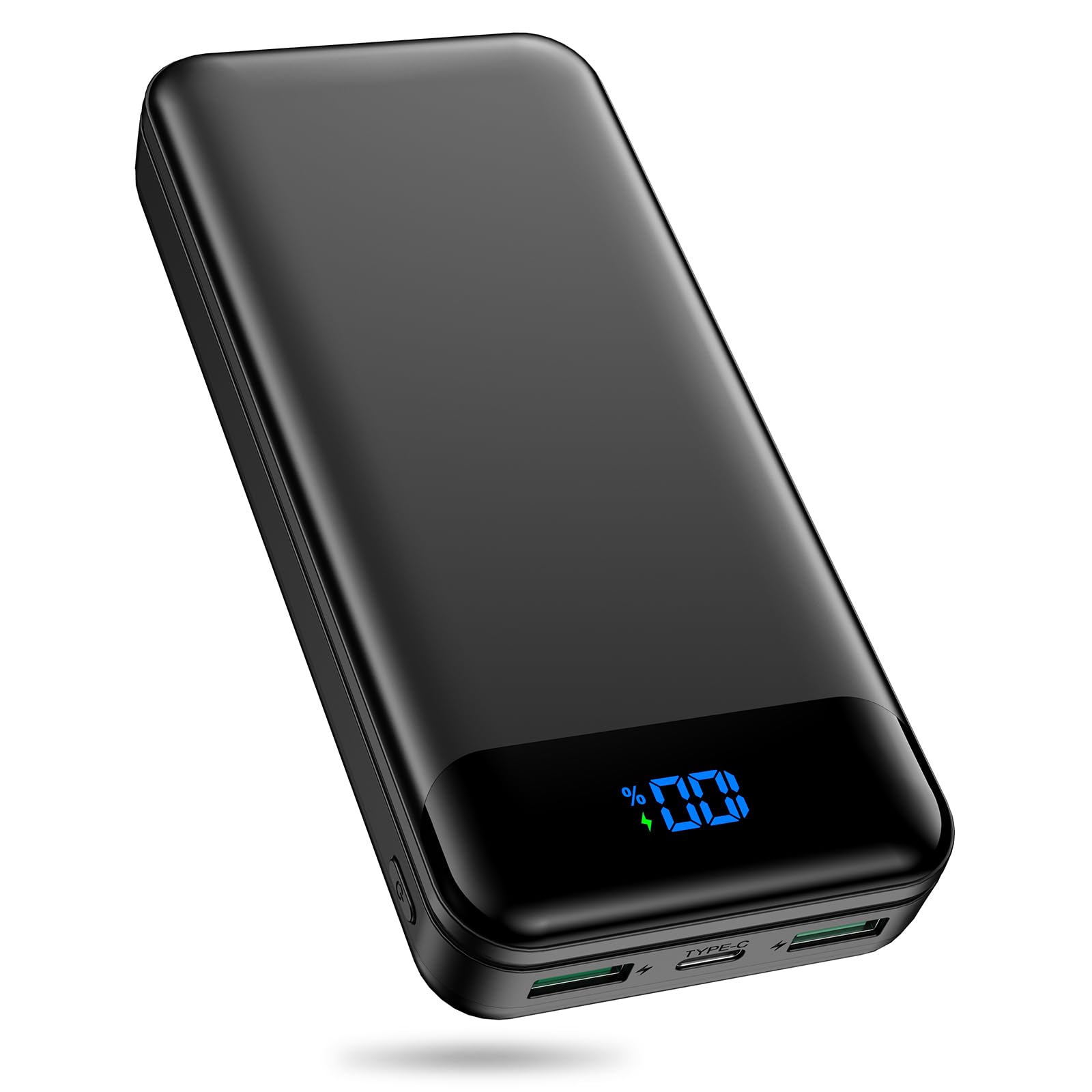 Portable Charger Power Bank 40000mAh Powerbank PD 30W and QC 4.0 Fast Charging External Battery Pack with USB-C LED 3 Outputs & 2 Inputs Portable Charging for iPhone 15 14 13 pro, Samsung