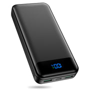 Portable Charger Power Bank 40000mAh Powerbank PD 30W and QC 4.0 Fast Charging External Battery Pack with USB-C LED 3 Outputs & 2 Inputs Portable Charging for iPhone 15 14 13 pro, Samsung