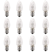 12 Pack, 15 Watt Light Bulbs for Himalayan Salt Lamps & Baskets, Chandeliers, Scentsy & Wax Warmers, E12 Base