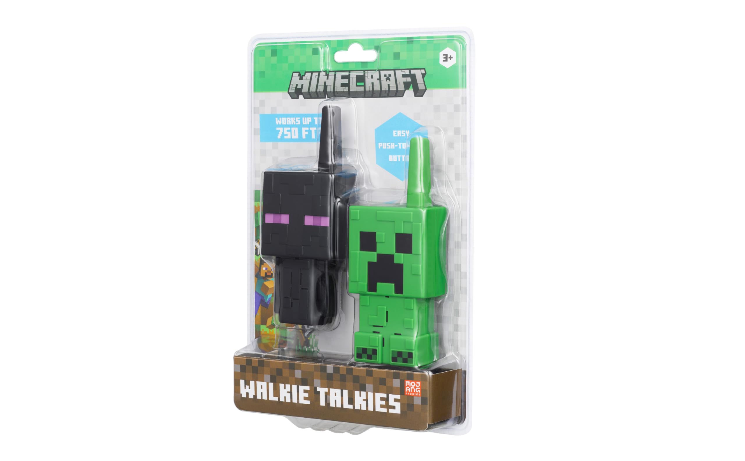 eKids Minecraft Walkie Talkies for Kids, Indoor and Outdoor Toys Designed for Fans of Minecraft Toys