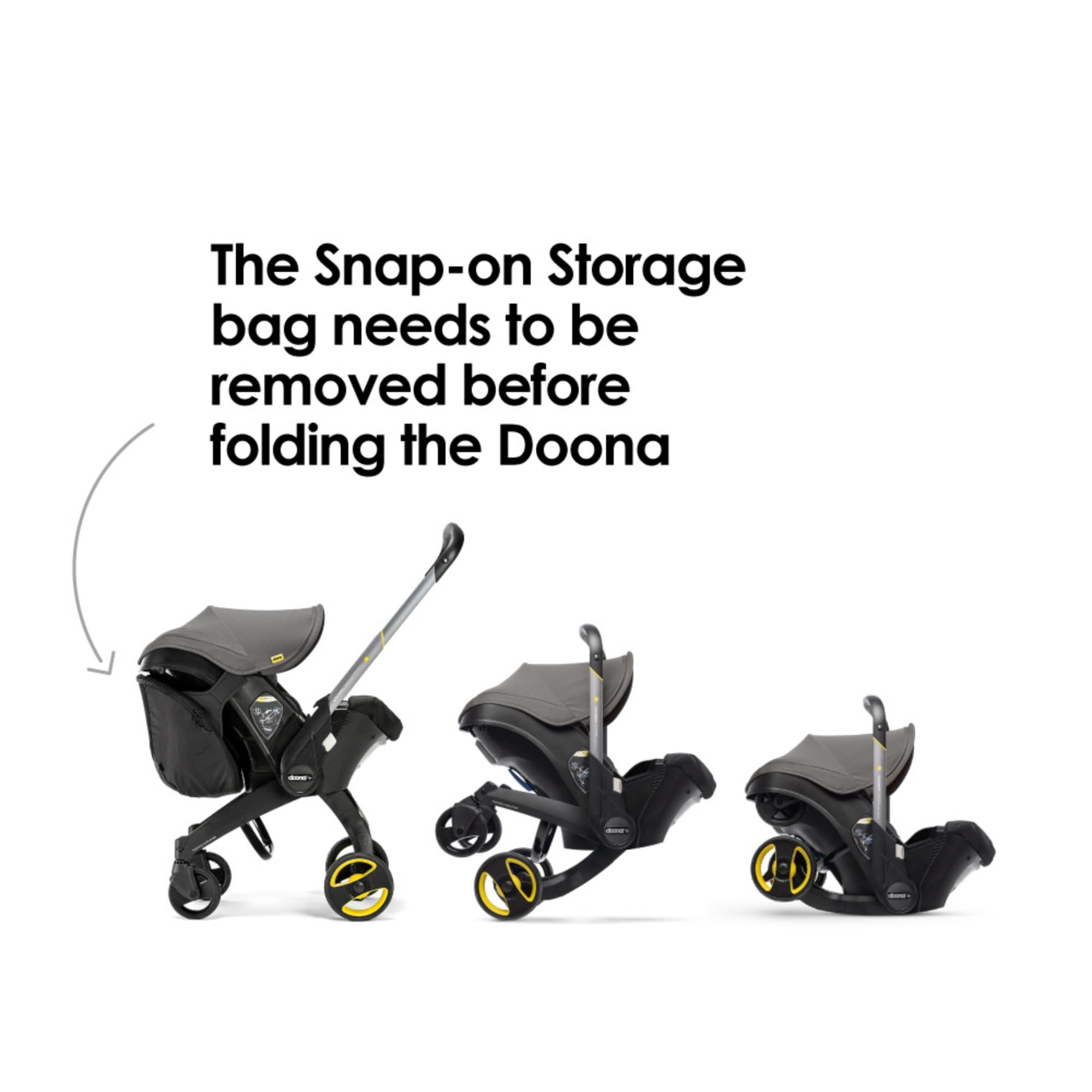 DOONA Snap-On Storage - Compatible Car Seat & Stroller