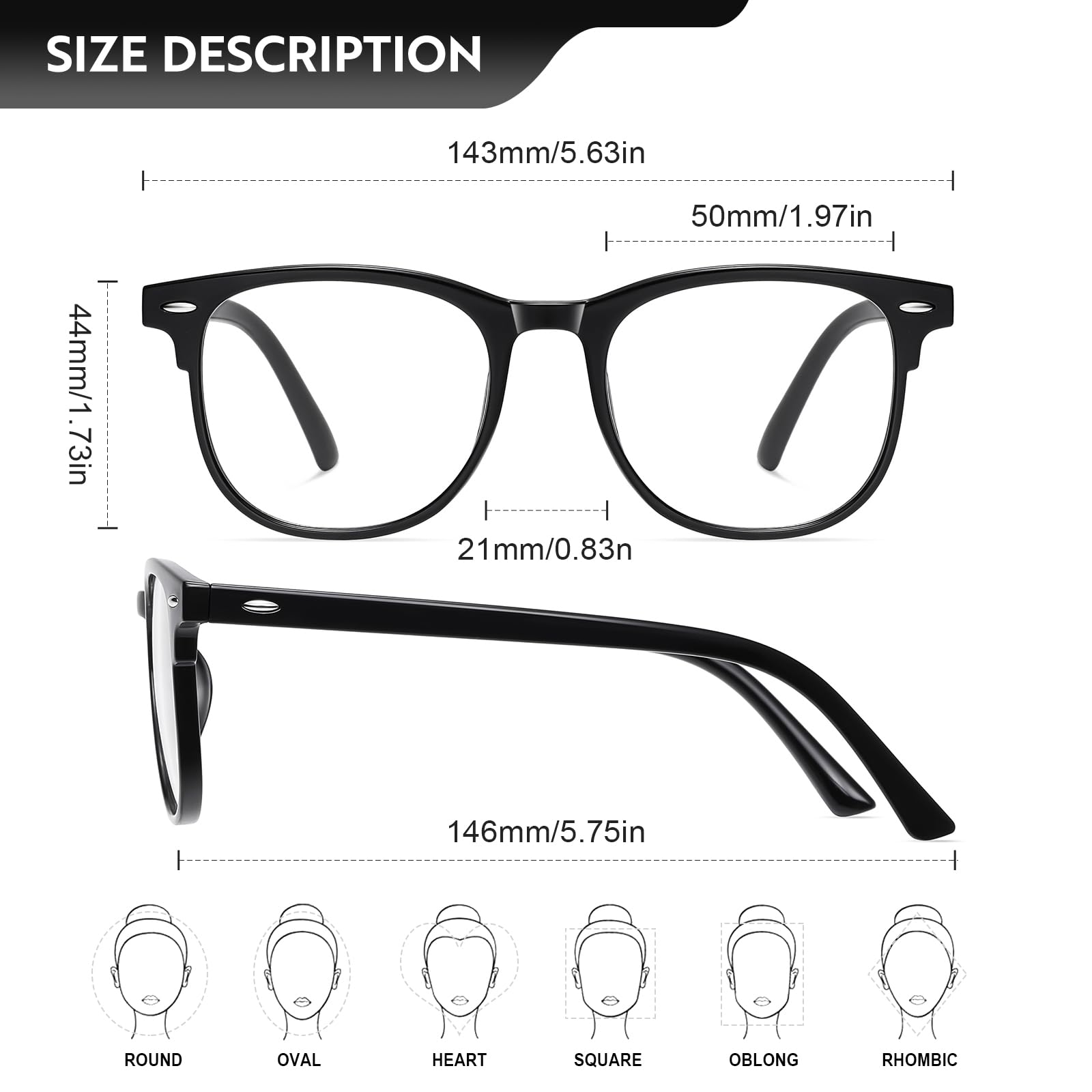 Okany 3 Pack Blue Light Blocking Glasses for Women Men, Round Computer Glasses Anti Eye Strain/UV/Glare Gaming Glasses