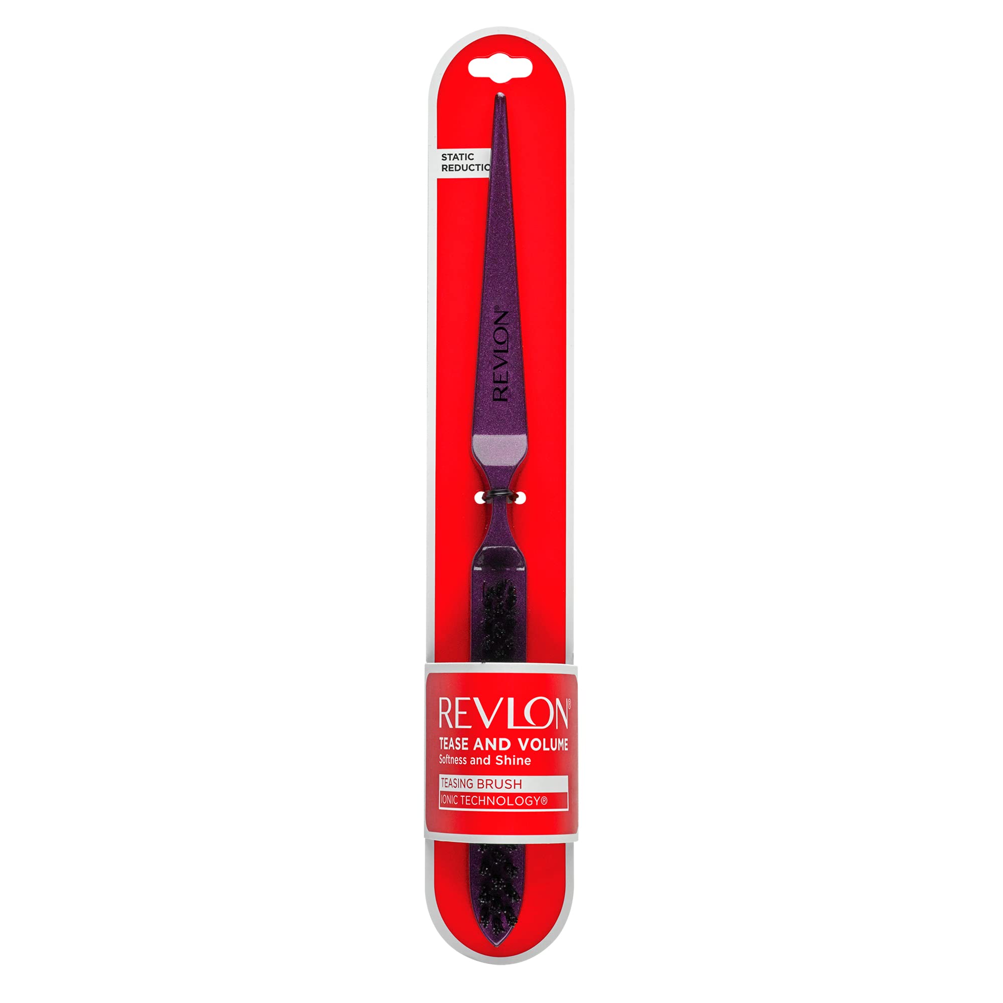 Revlon Perfect Style Softness and Shine Teasing Brush, Purple