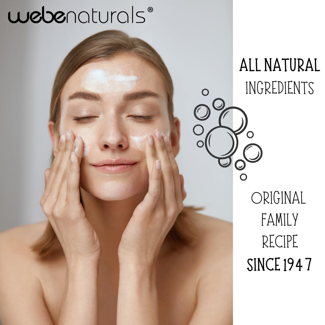 WEBE Pure Unscented Castile Liquid Soap Refill, 64 Ounce | Vegan & Gluten Free Non-GMO, For Face, Body Wash, Dishes, Pets & Laundry