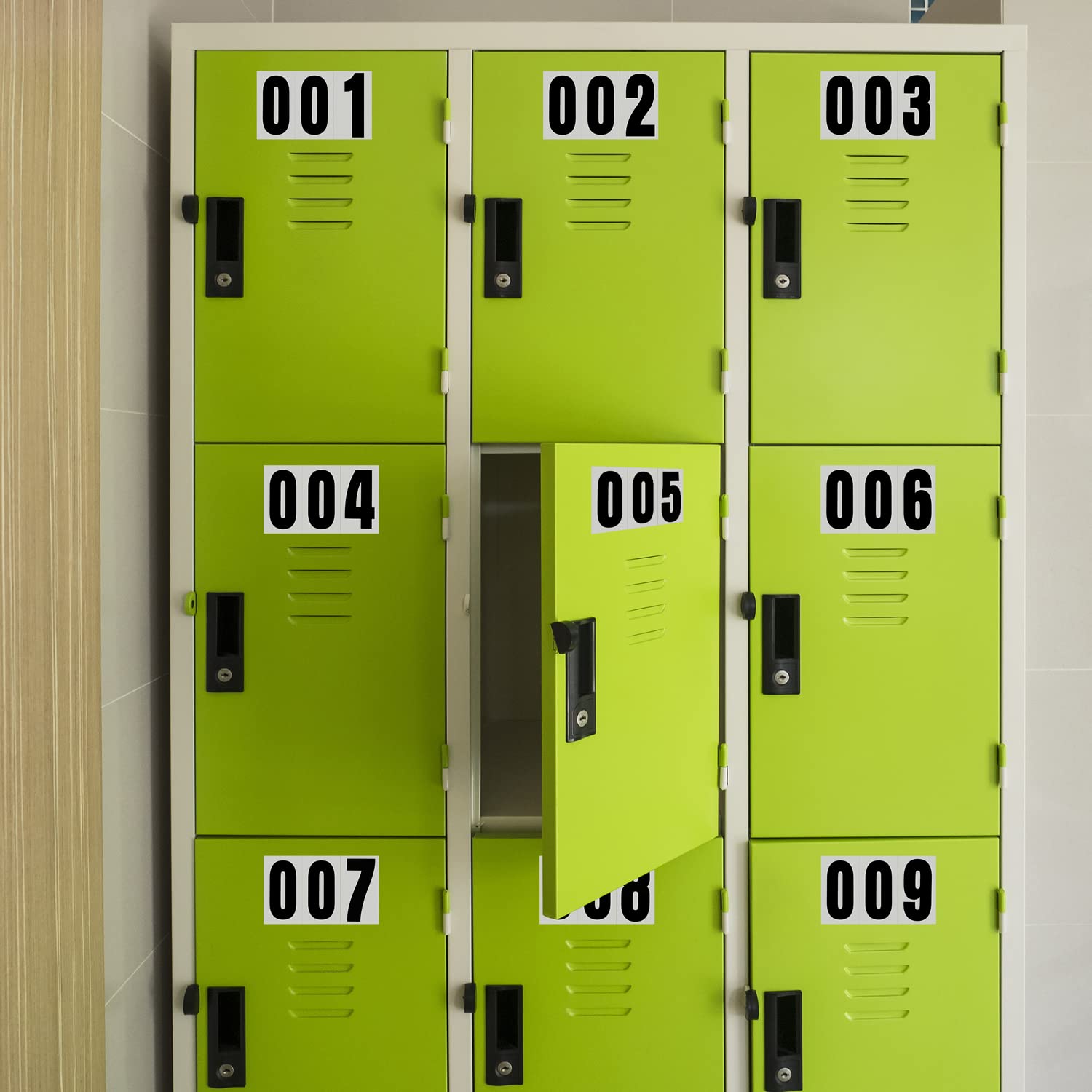 60 Numbers, Reflective Adhesive Mailbox Number Pack, 3", Waterproof Number Stickers for Signs, Door, Cars, Trucks, Home, Business, Address Number