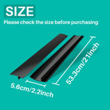 Gap Filler for Stove and Counter - Kitchen Stove Counter Gap Cover Silicone Gap Cover Between Stove and Counter 21 Inches Black