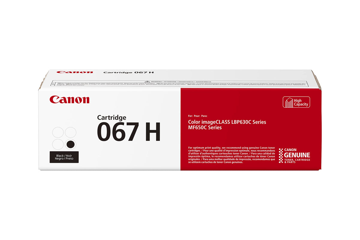 Canon Genuine 067 Black Toner Cartridge High Capacity Compatible with LBP633Cdw, LBP632Cdw, MF652Cdw, MF653Cdw, MF654Cdw, MF656Cdw