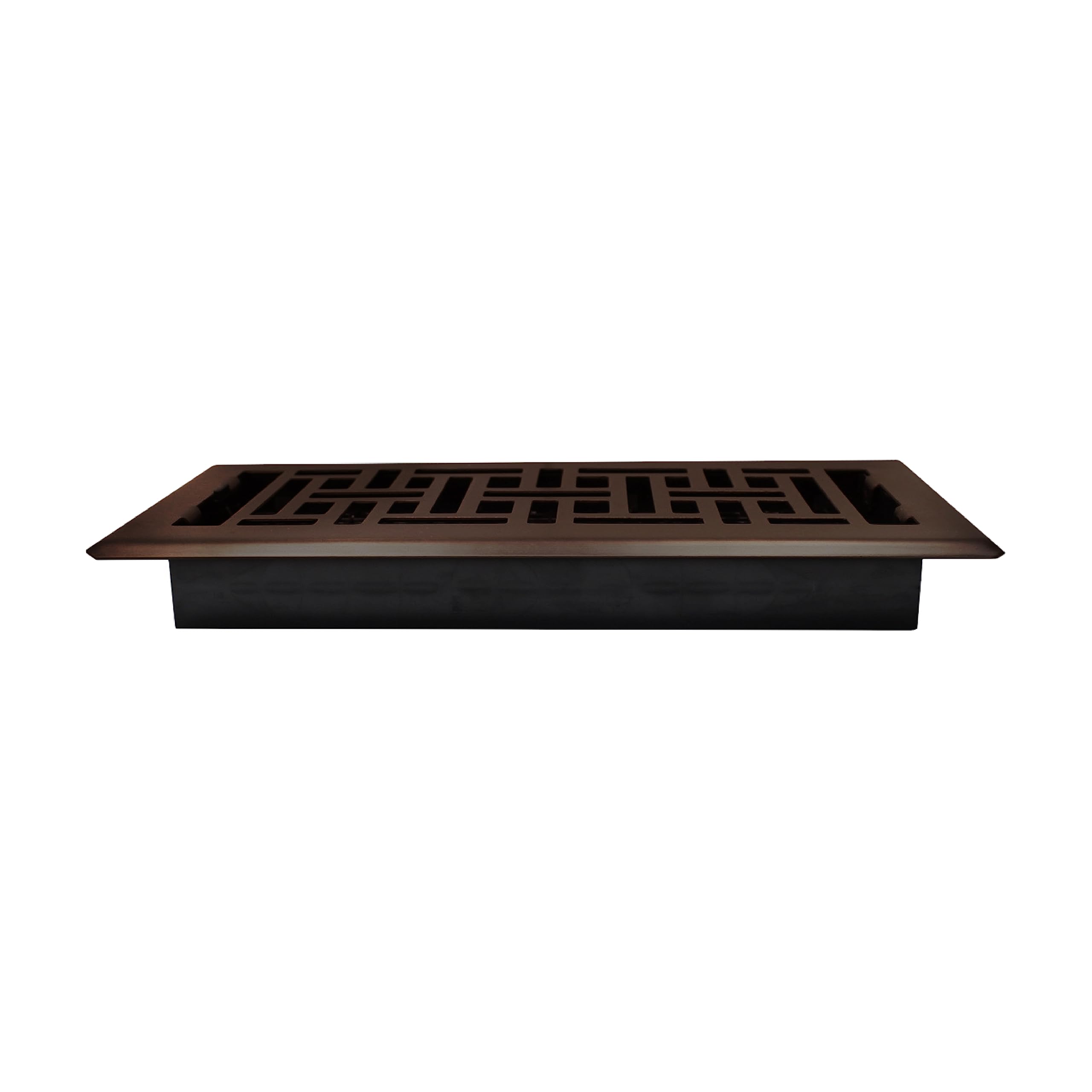 Decor Grates AJH410-RB Oriental Floor Register, 4x10 Inches, Rubbed Bronze Finish