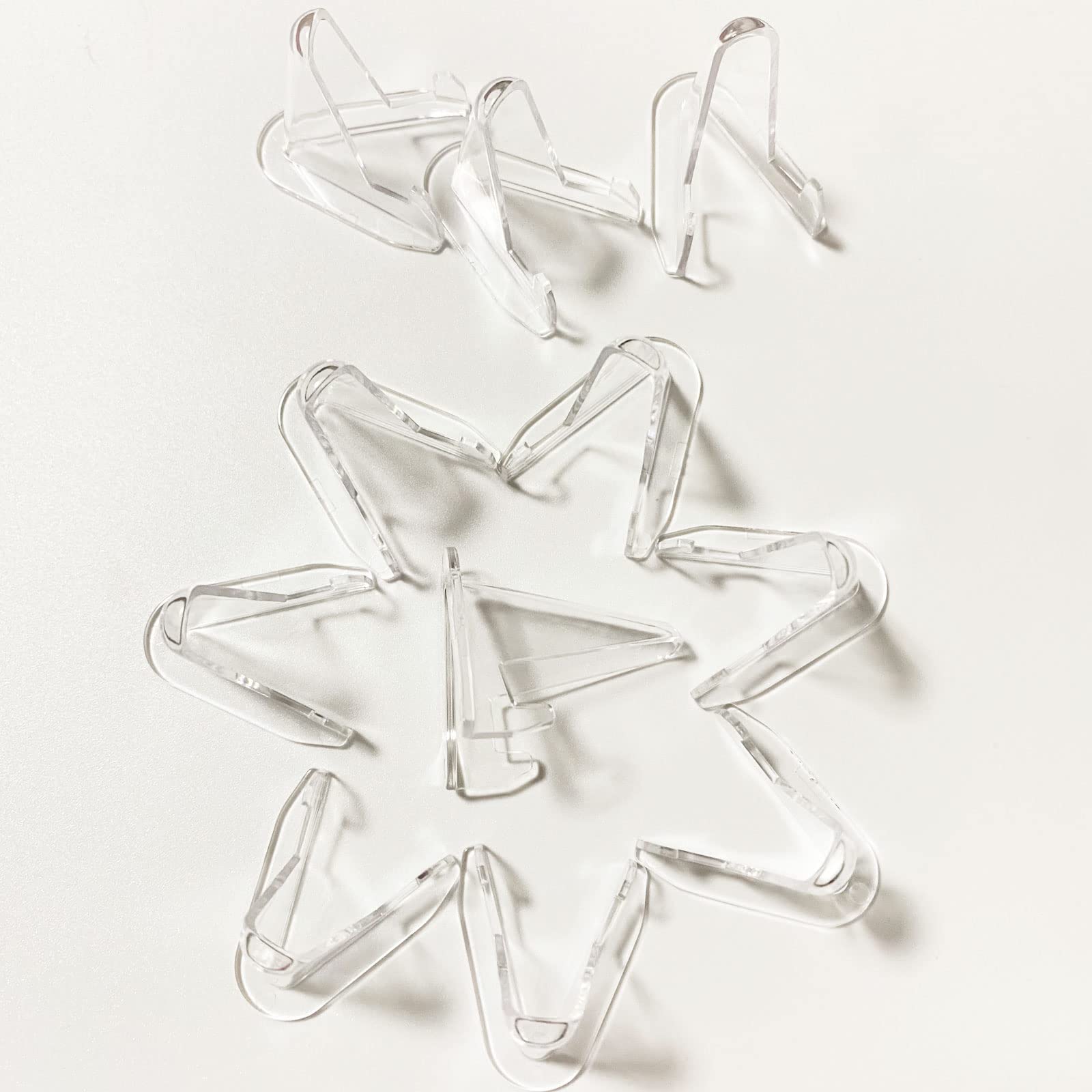 24 Packs Thickened edition (2.3 Inch) Acrylic Card stands, Card Holder Display Stand,Coin Display stand, for Display Magnetic Card Holder,Challenge Medals, Baseball Cards, Sports Cards, Trading Cards