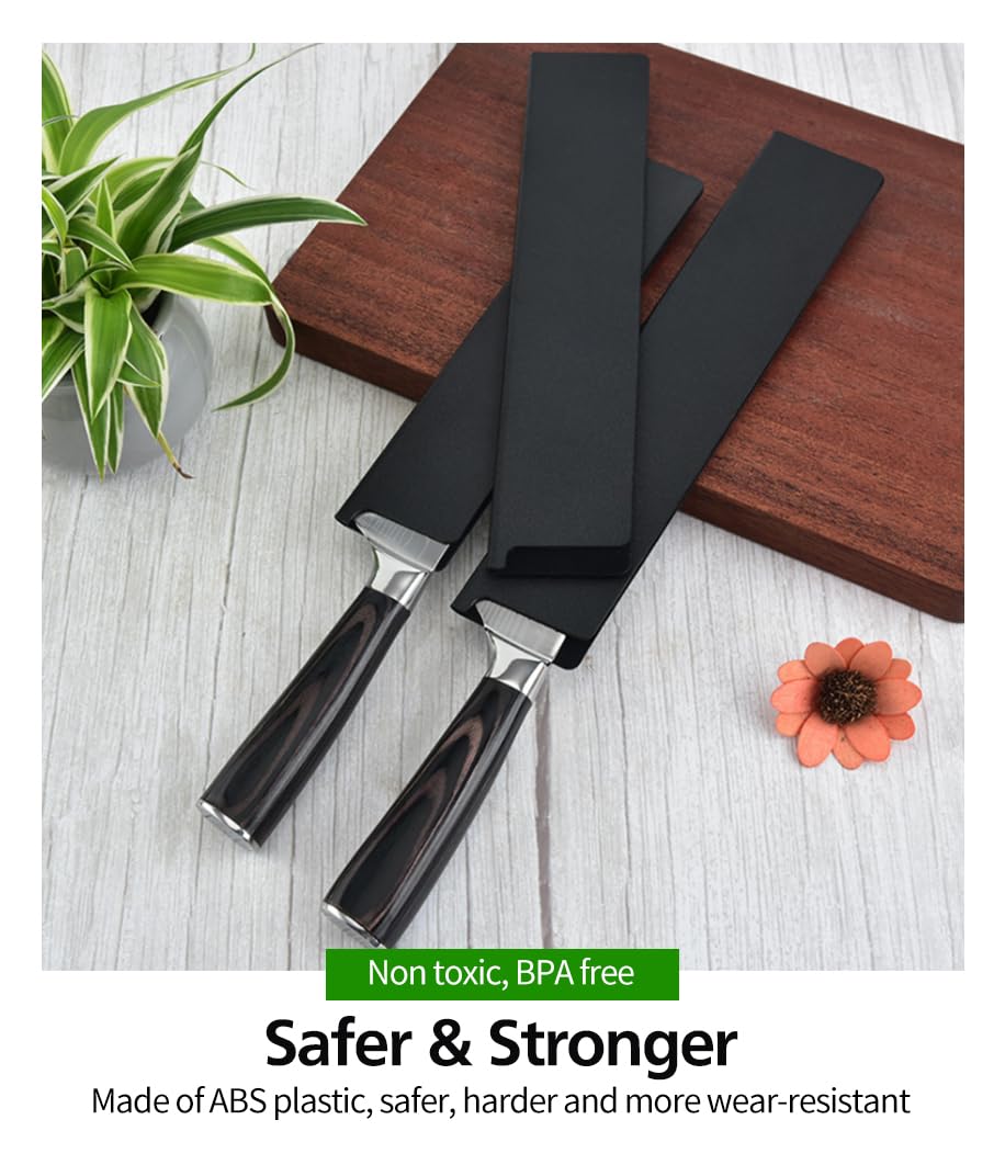 10pcs Universal Knife Edge Guards Set, Non-BPA Knife Sheath, Gentle on Your Blades(10pcs)