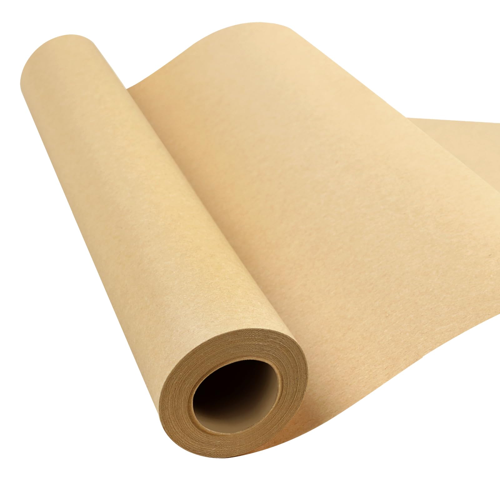 15"ÃÂ400" Brown Paper Roll, Brown Wrapping Paper, Craft Paper, Wrapping Paper, Packing Paper for Moving, Packing, Gift Wrapping, Wall Art, Table Runner, Floor Covering