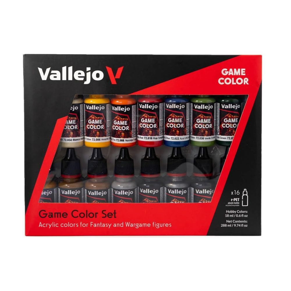 Acylicos Vallejo - 72299 - Acrylic 16 Colors for Fantasy Figures