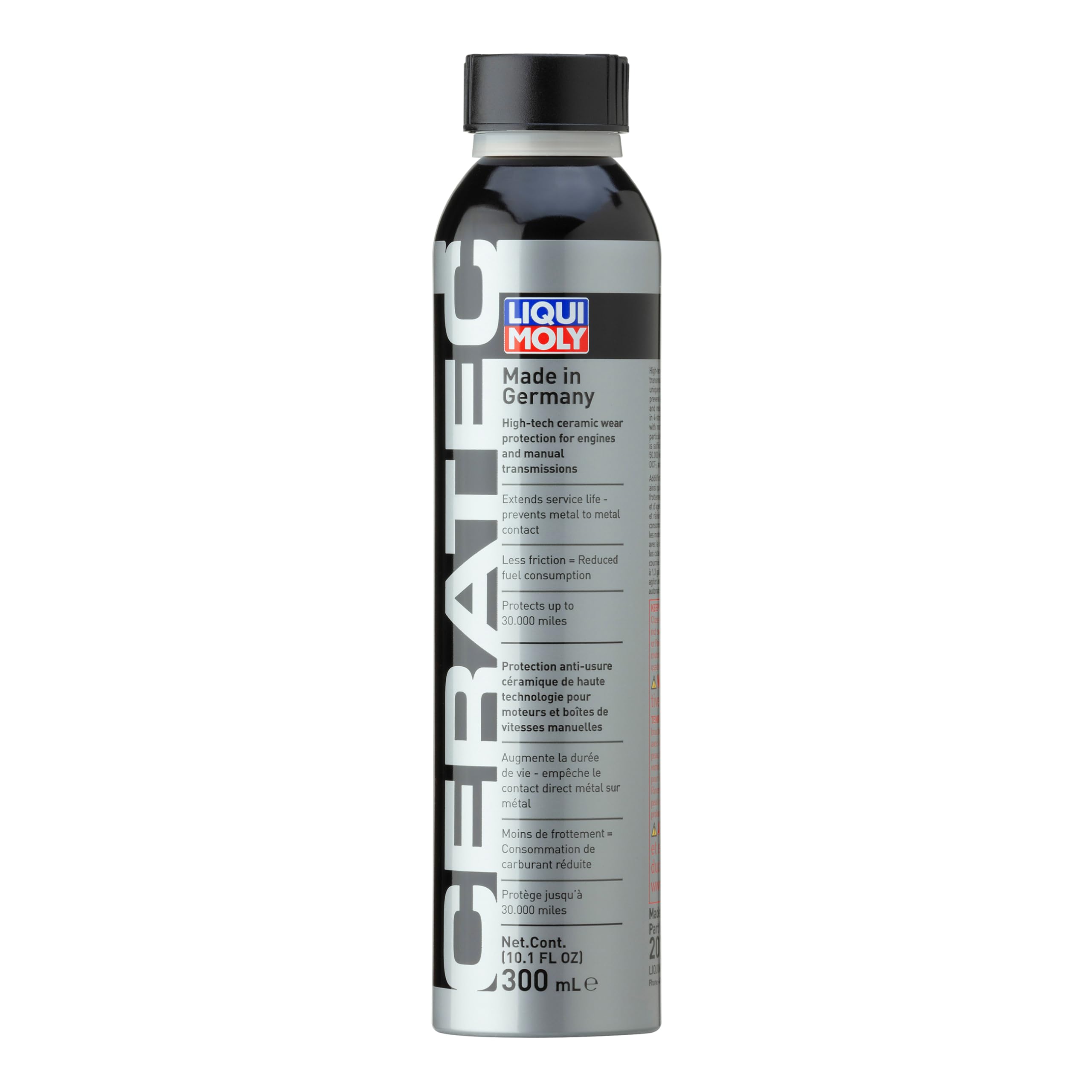 LIQUI MOLY Oil Additive Cera Tec 20002 Ceramic Wear & Tear Protection for Petrol & Diesel Engines Smoother Engine Performance, Less Friction & Lower Fuel Consumption 300 ml
