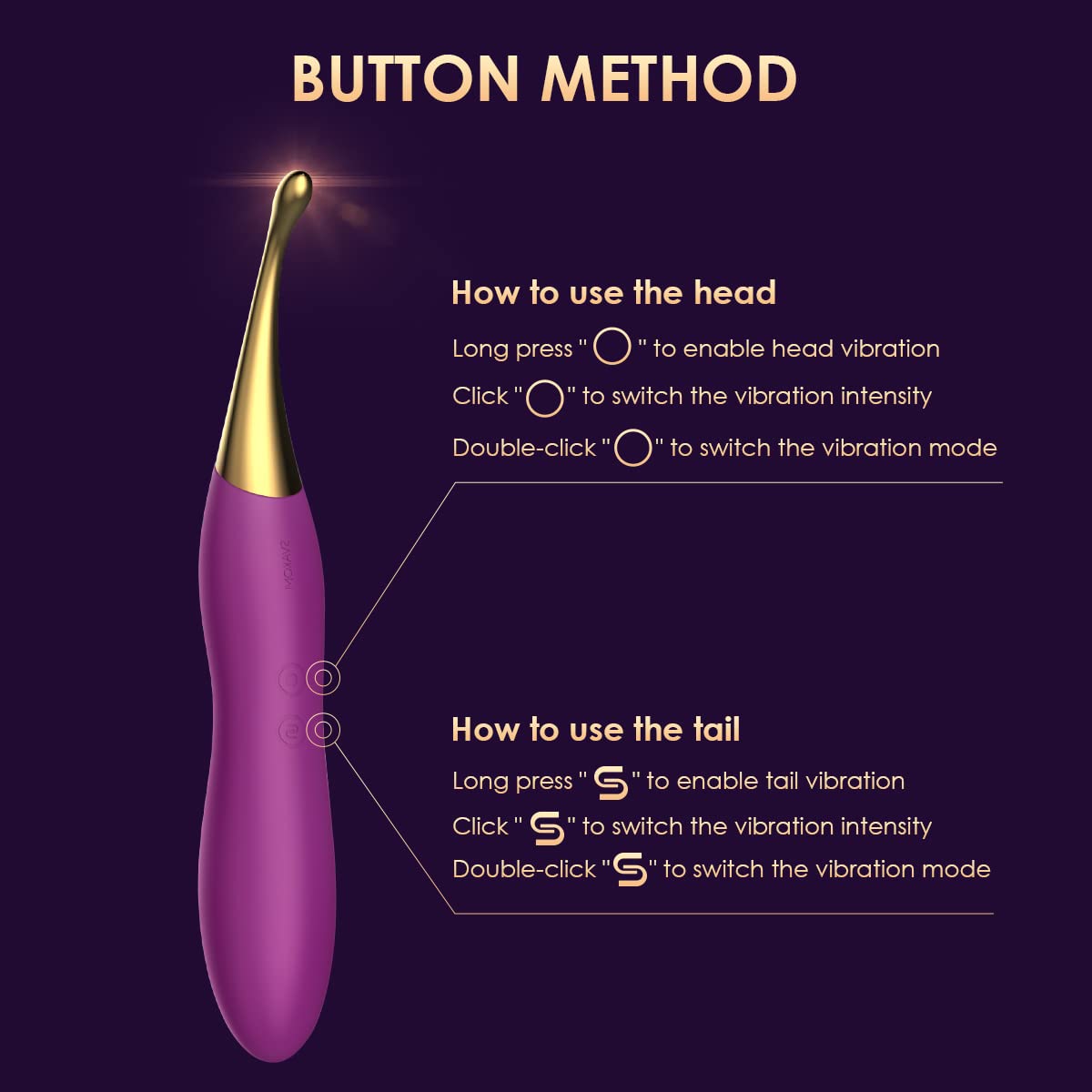 Clitoral Vibrator Sex Toys for Women - SVAKOM Female Squirting Vibrators Clit G-Spot Dildo Nipple Stimulator Anal Vibe - High Frequency Personal Massager Wand Adult Sensory Toy 2 Silicone Heads