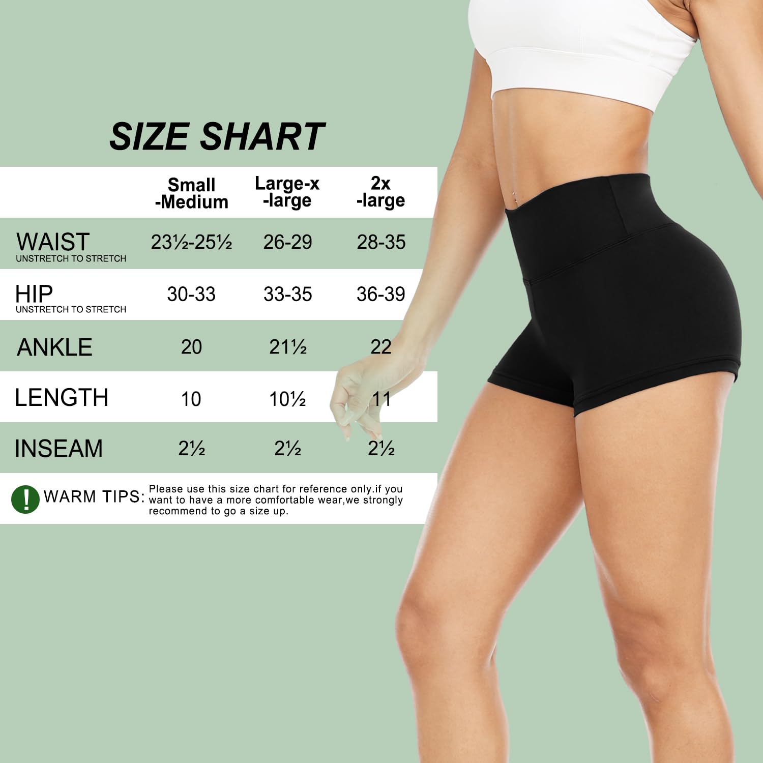 3" Shorts for Women -High Waisted Soft Spandex Biker Shorts Women Dance Volleyball Booty Shorts White S/M