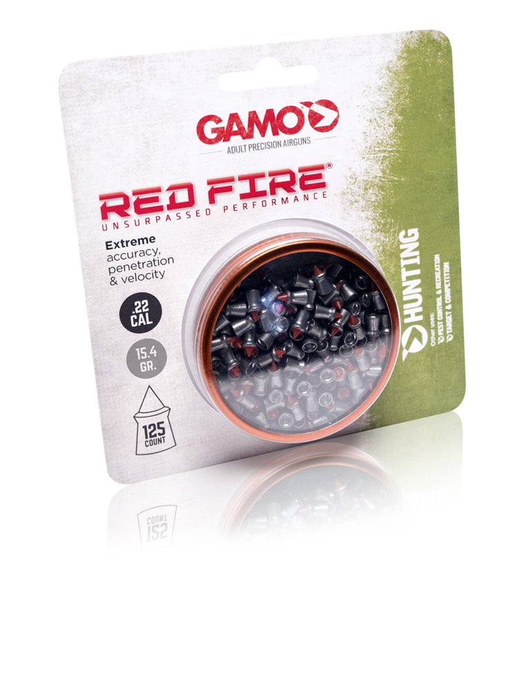 Gamo Red Fire .22 Cal, 15.4 Grains, Polymer Tip, 125ct