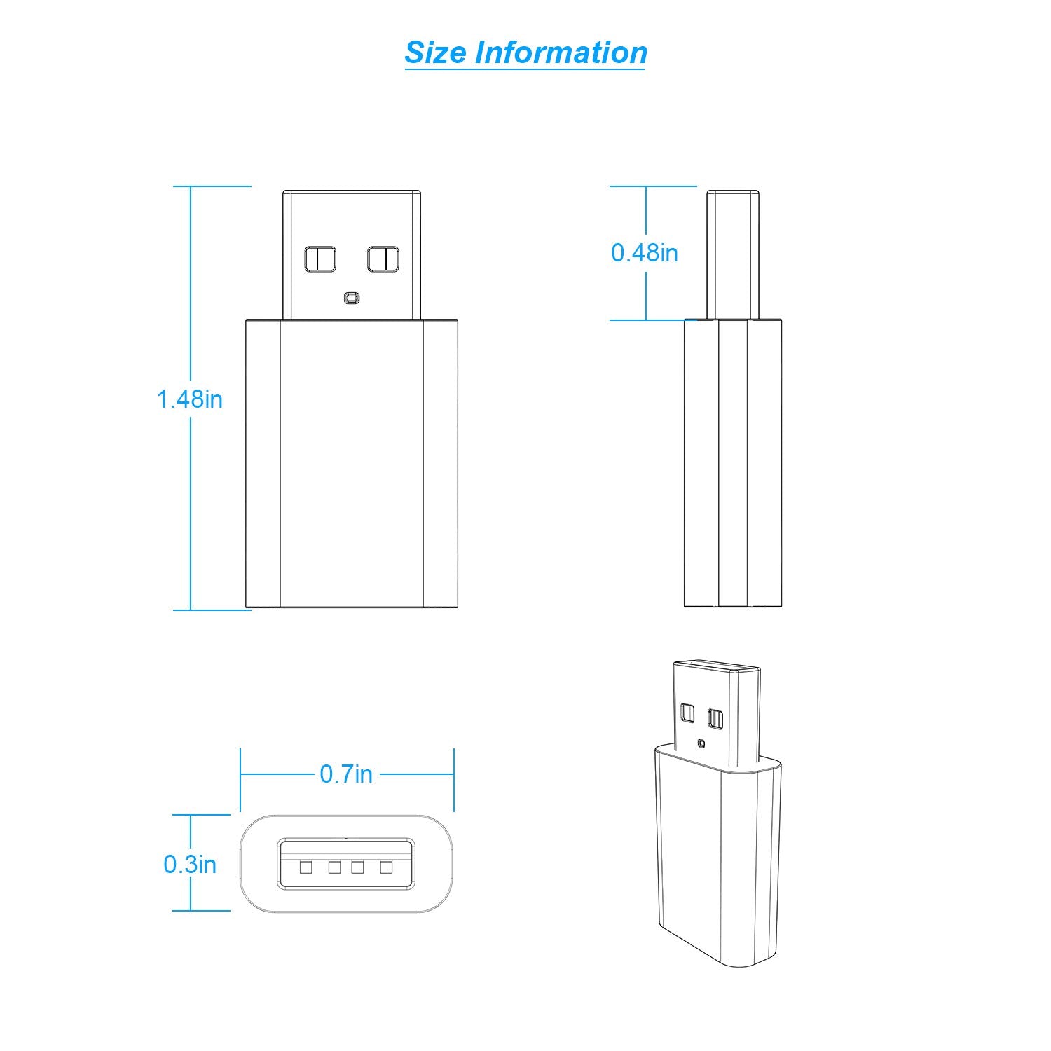 LMUBOY USB to USB C Adapter[Mfi Certified],USB-C Female to USB Male Charger Converter for Apple MagSafe Watch 10/9/8/7/SE/Ultra,Car,iPhone Air 17 16 15 14 13 Mini Pro Max,Samsung Galaxy,Pixel,CarPlay