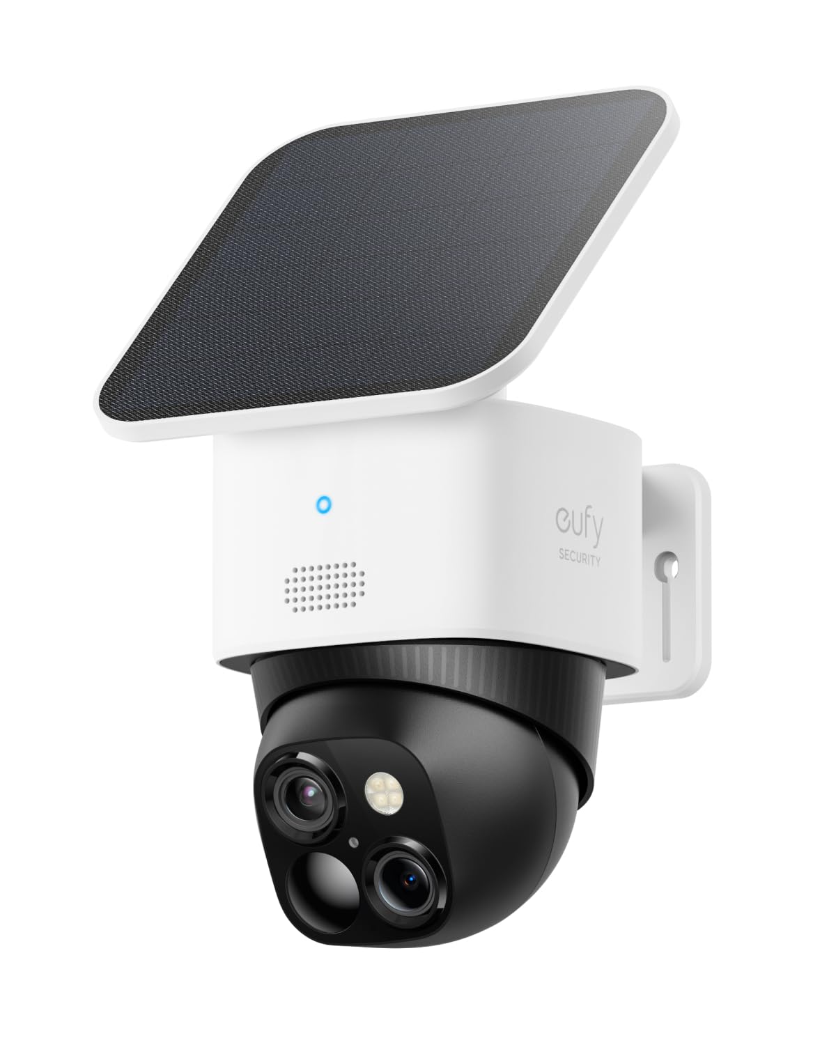 eufy Security SoloCam S340، كاميرات أمان لاسلكية تعمل بالطاقة الشمسية للمنزل في الهواء الطلق، كاميرات للمراقبة المنزلية، دوران وإمالة 360 درجة، بدون نقاط عمياء، Wi-Fi بتردد 2.4 جيجاهرتز، بدون رسوم شهرية، متوافق مع HomeBase S380
