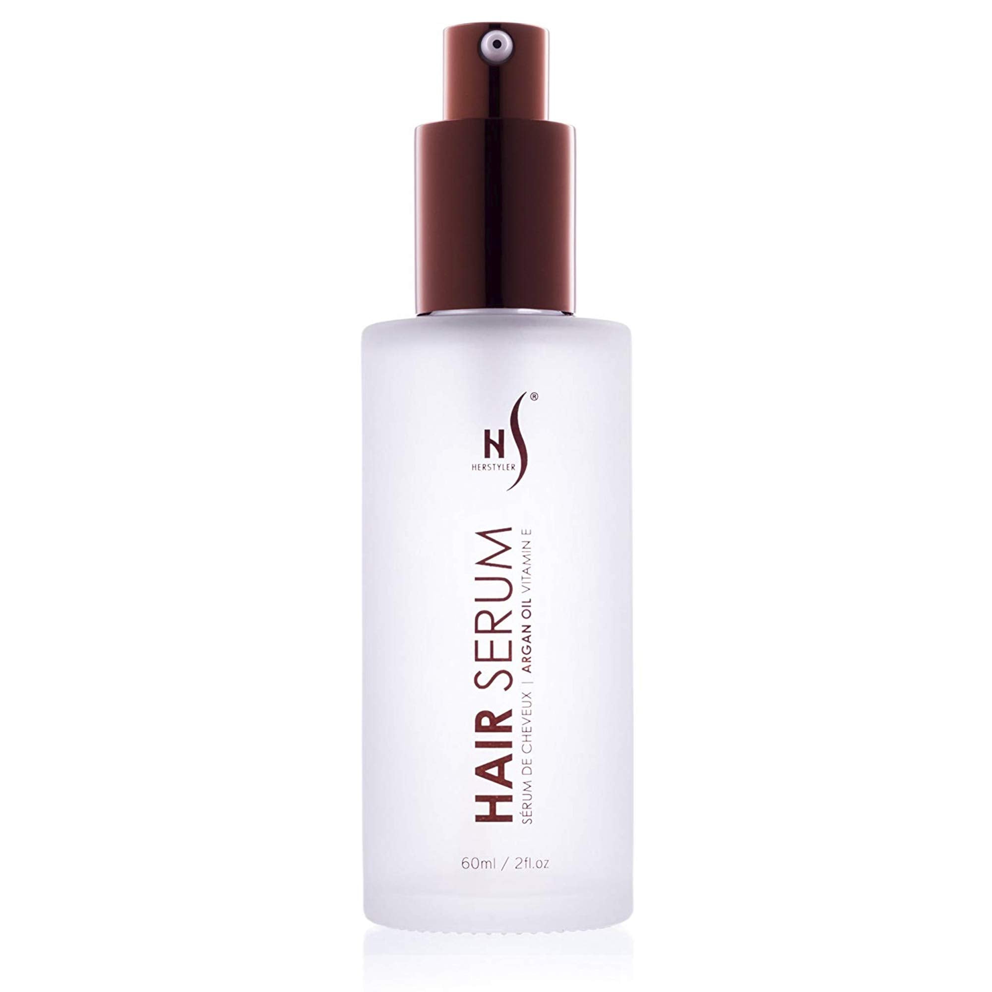 HerStyler Haar-Reparatur-Serum – Arganöl-Haarserum für krauses und strapaziertes Haar – Für Frizz, Styling und Glanz – 59 ml – 1er-Pack